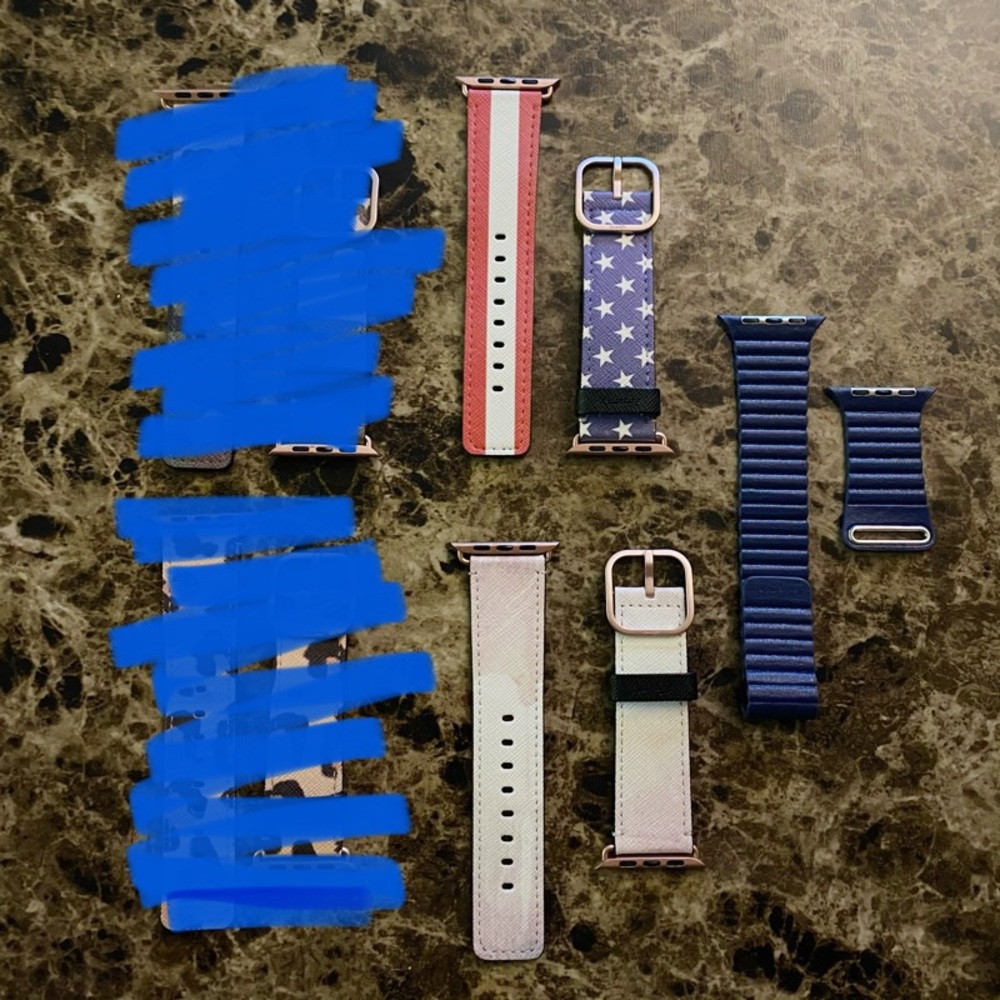 3 Casetify Apple Watch bands 42mm-44mm